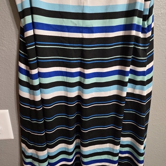 Tommy Hilfiger Blue Striped Trapeze Dress Size 8 - Picture 11 of 16